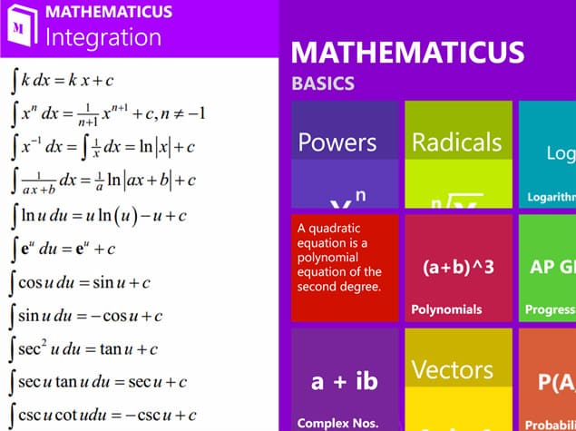 mathematicus-windows-phone-uygulaması