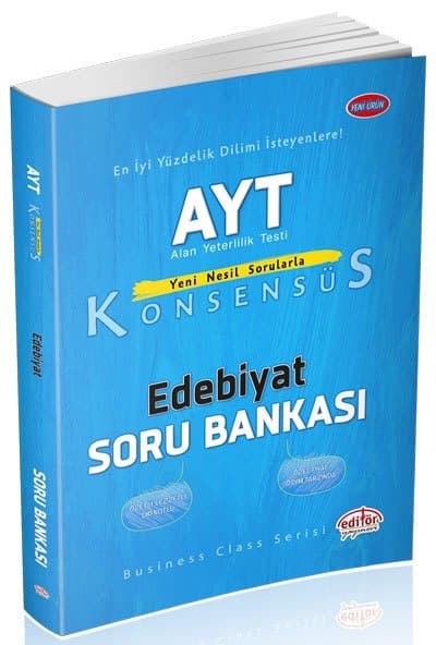 Editor Yayinevi – AYT Edebiyat Konsensus Soru Bankasi