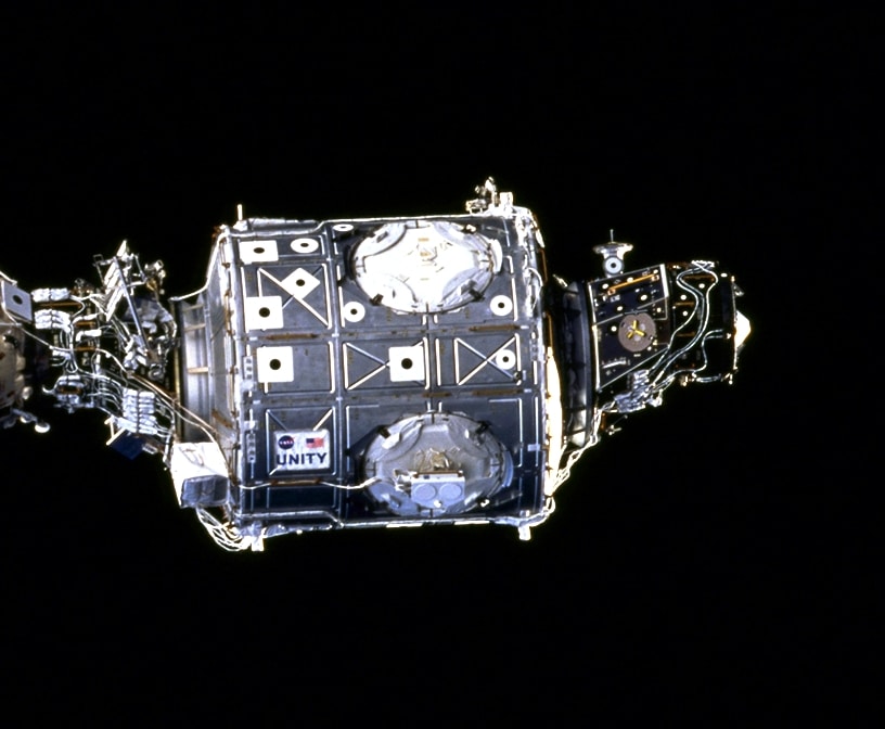 ISS Unity modulu zovovo
