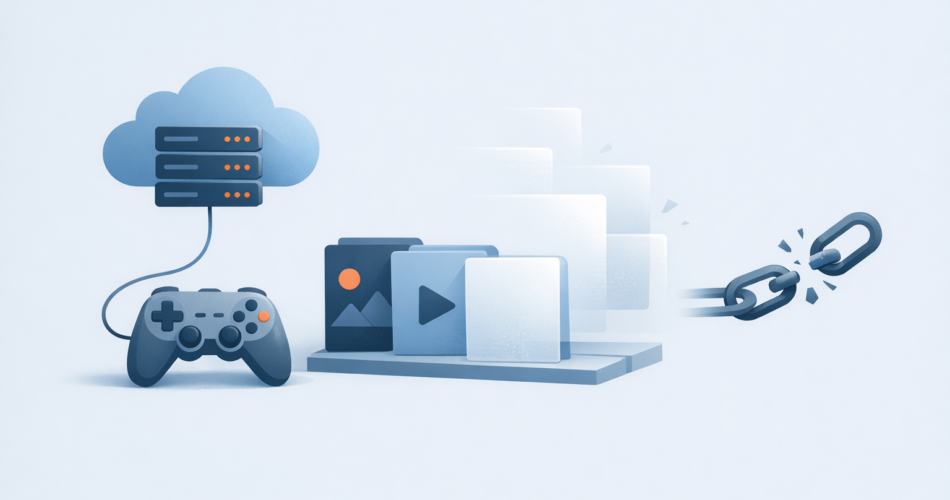 Bulut oyun kütüphanesinde silikleşen oyun kartları ve kopan bağlantılar