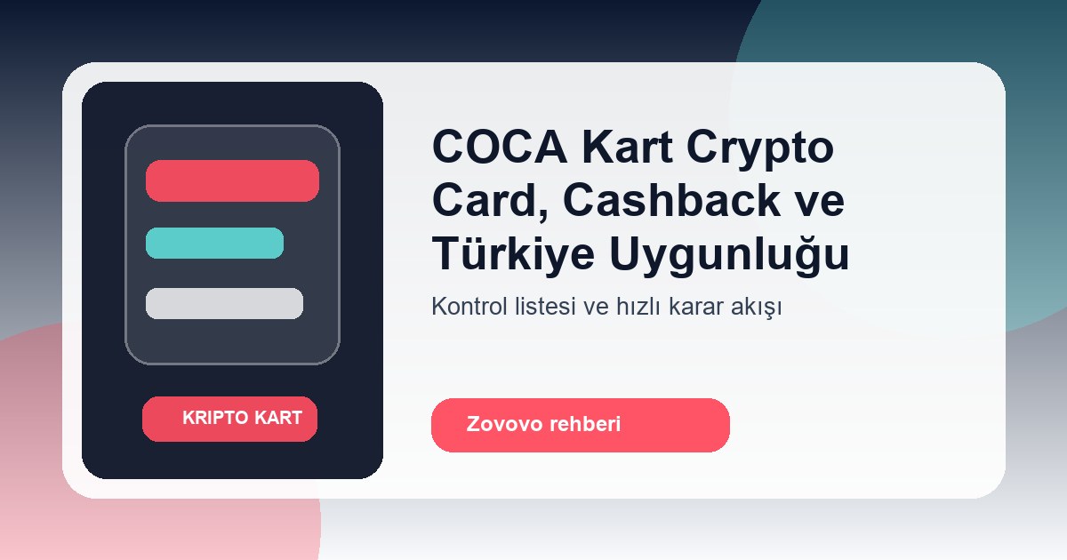 COCA kart karar rehberi infografiği