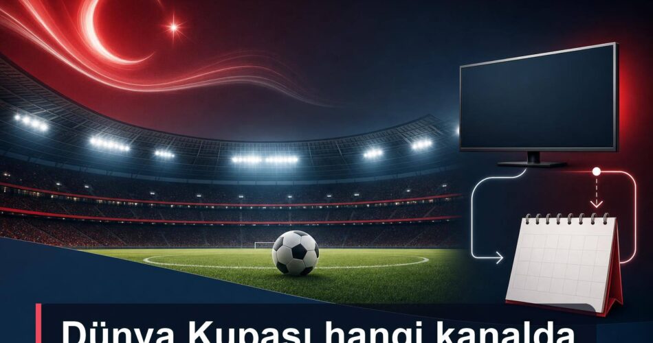Dünya Kupası Maçları Nereden İzlenir? TV, Yayın Akışı ve Güvenli Canlı İzleme Rehberi 1 Stadyum, televizyon ve takvimle Dünya Kupası yayın rehberi görseli.