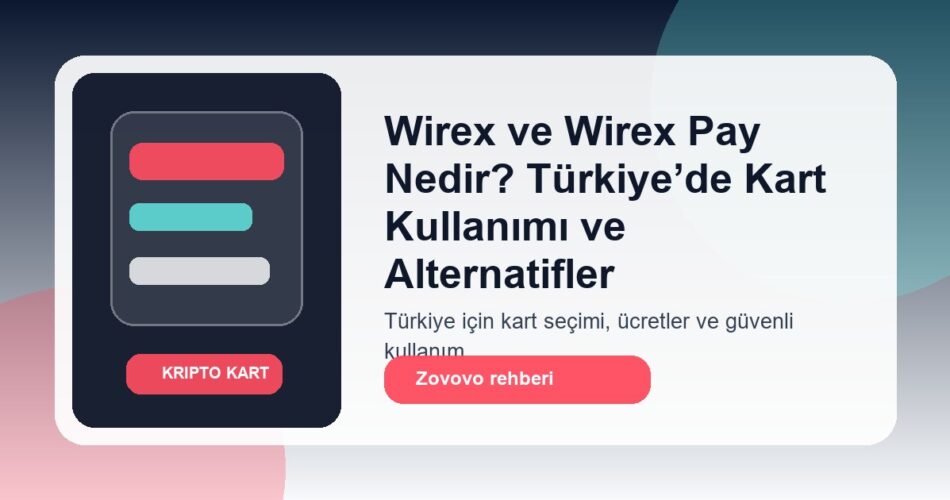 Wirex ve Wirex Pay Nedir? Türkiye’de Kart Kullanımı ve Alternatifler