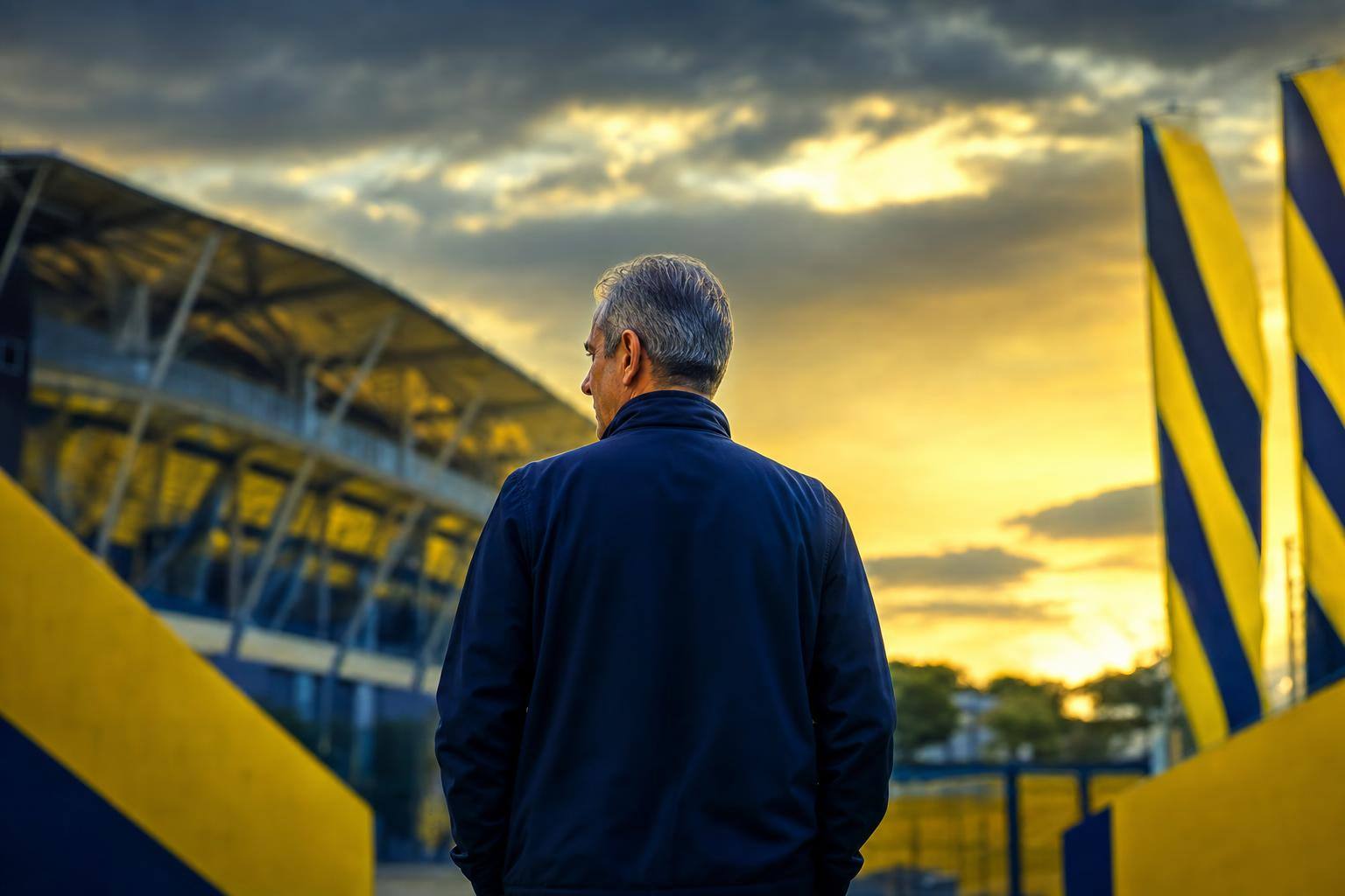 Fenerbahçe İsmail Kartal ile anlaşmaya vardı haberini yansıtan sarı-lacivert editoryal görsel.