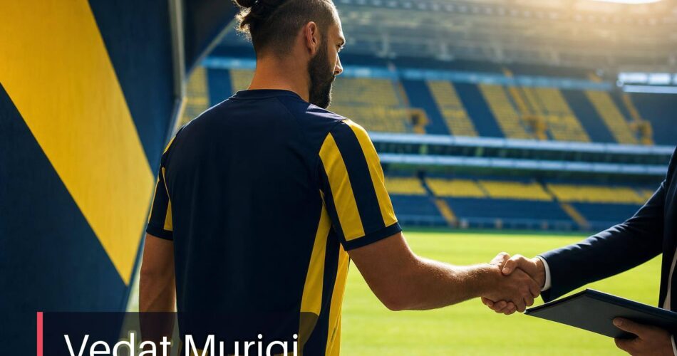 Fenerbahçe, Vedat Muriqi transferini resmen duyurdu 1 Vedat Muriqi transferi sonrası Fenerbahçe tesislerinde resmi karşılama anı.