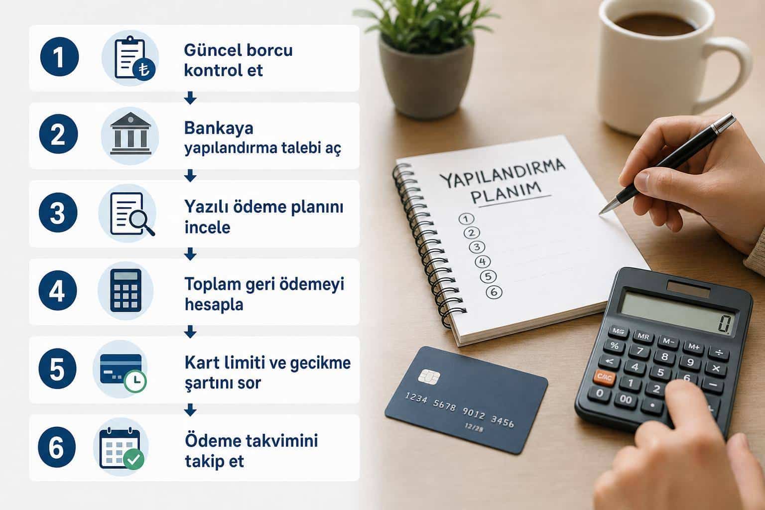 kredi kartı yapılandırma hakkında görsel özet