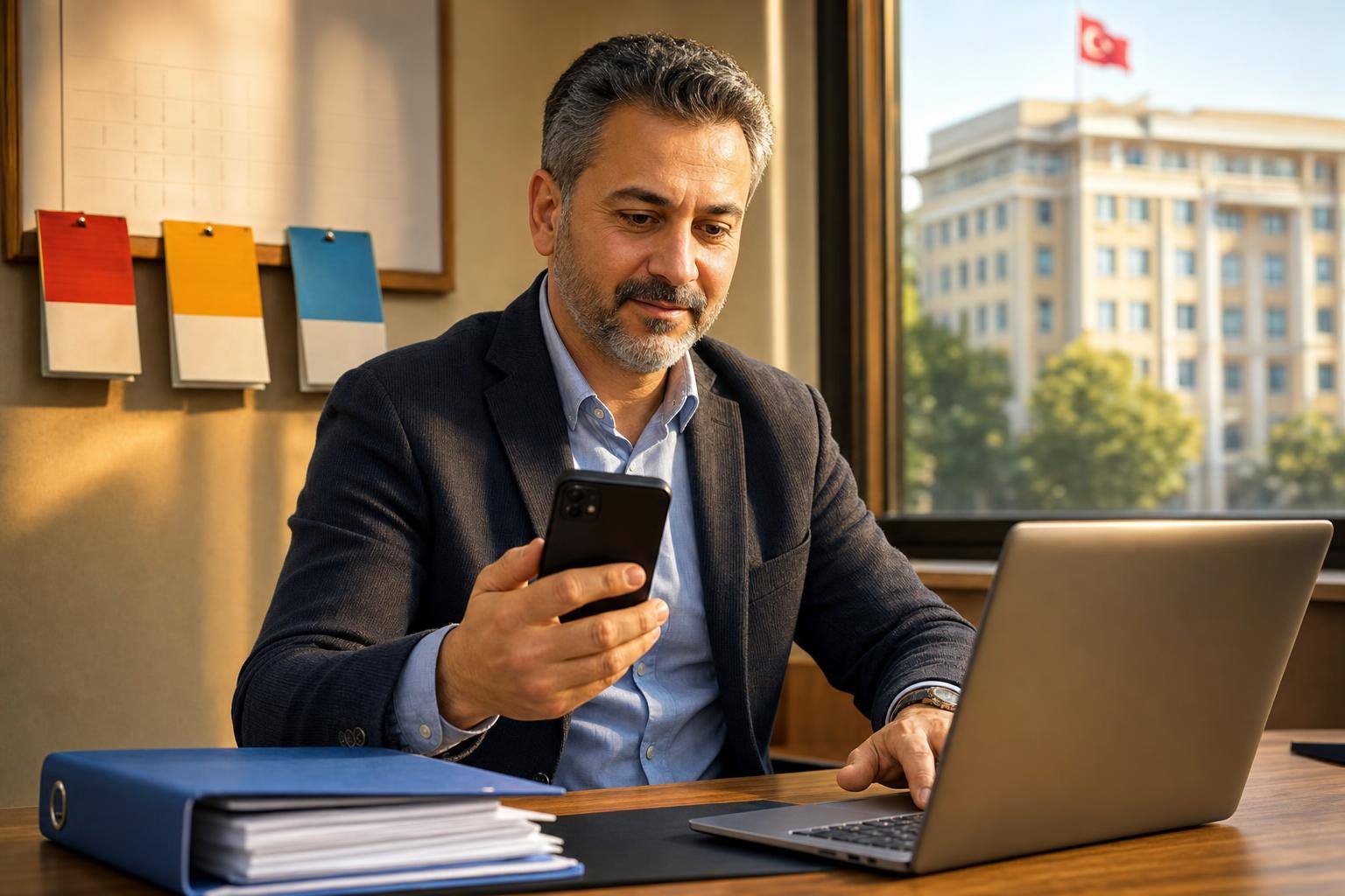 proje okulları atama sonuçları için MEBBİS üzerinden kontrol yapan öğretmen