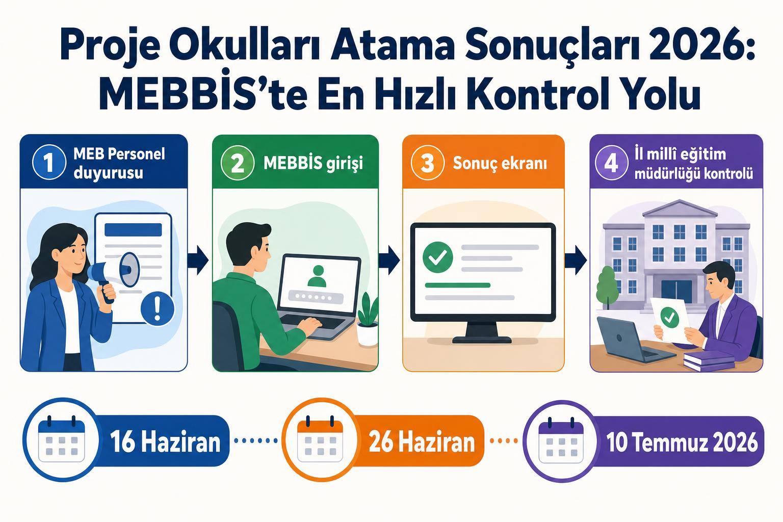 Proje Okulları Atama Sonuçları 2026: MEBBİS’te En Hızlı Kontrol Yolu 2 Proje Okulları Atama Sonuçları 2026: MEBBİS’te En Hızlı Kontrol Yolu adım şeması
