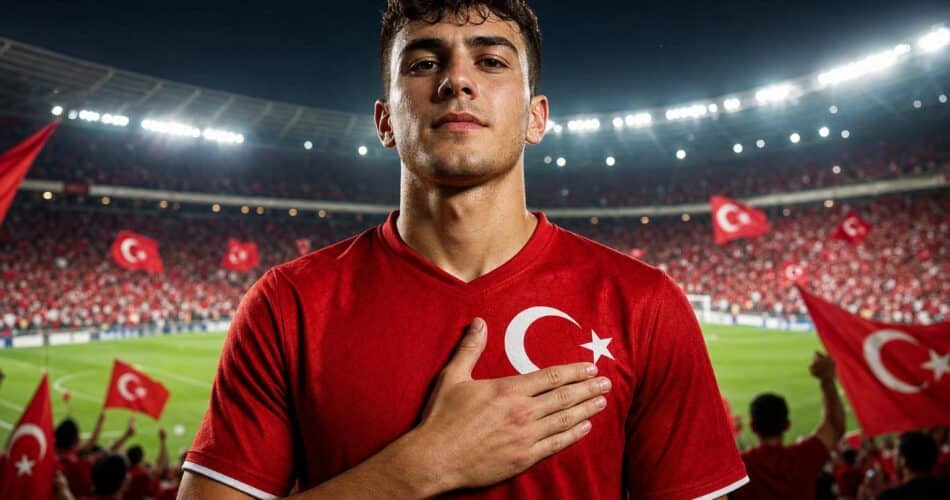 TFF, A Millî Takım için hazırlanan “Siz Hepiniz Biz Türkiye” marşını yayımladı 1 siz hepiniz biz türkiye marşı için ay-yıldızlı formayla stadyumda coşan taraftar