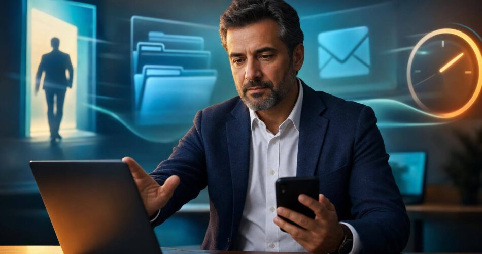 UETS Nedir? Ulusal Elektronik Tebligat Sistemi Nasıl Kullanılır? 1 UETS nedir sorusunu anlatan, bir kişinin bilgisayardan tebligat sorgulamasını gösteren sahne.