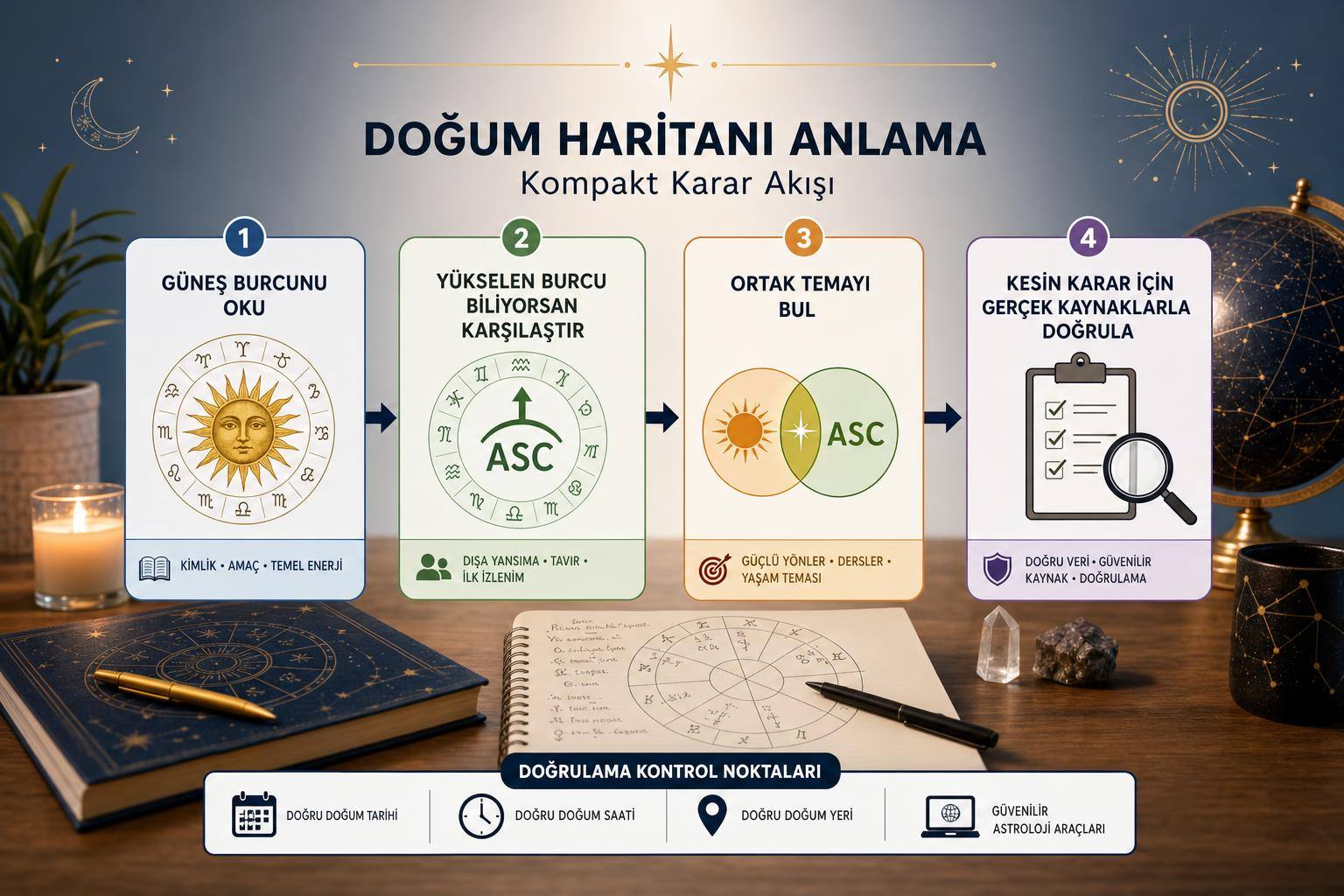Haftalık Burç Yorumları Nedir, Nasıl Okunur? 2 haftalık burç yorumları hakkında görsel özet