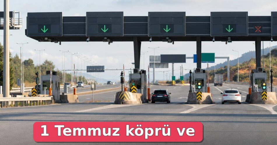 Otoyol gişesinde köprü ve otoyol geçiş ücretlerini gündeme taşıyan haber sahnesi