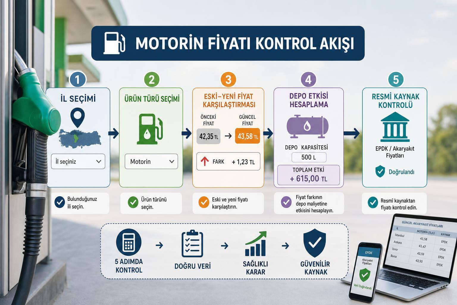 motorine zam geldi hakkında görsel özet