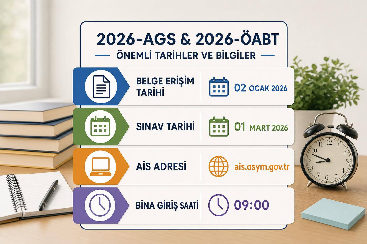 ÖSYM, 2026 sınav giriş belgelerinin erişime açıldığını duyurdu 2 ösym sınav giriş hakkında görsel özet