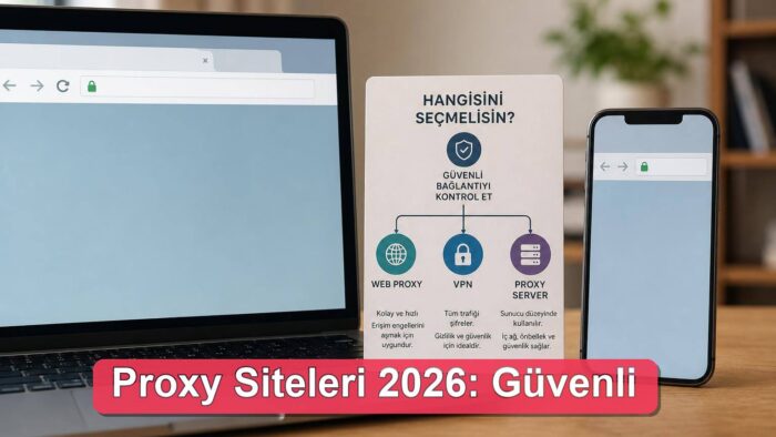 Proxy Siteleri 2026: Web Proxy, VPN ve Güvenli Seçim Rehberi
