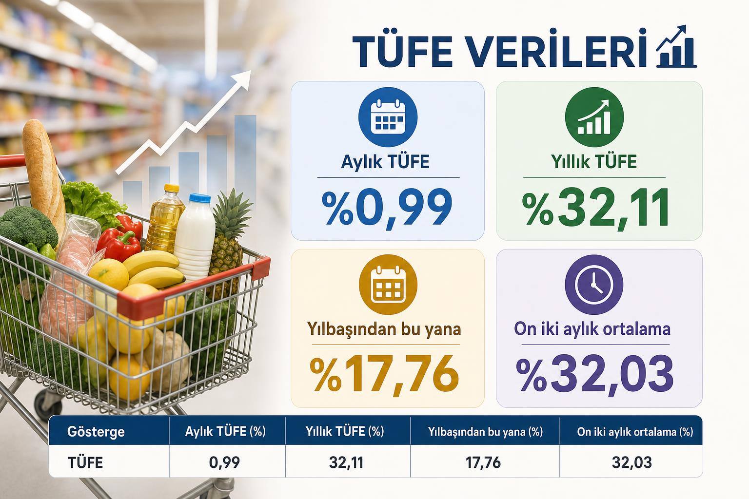 3 temmuz tüik enflasyon açıklaması hakkında görsel özet