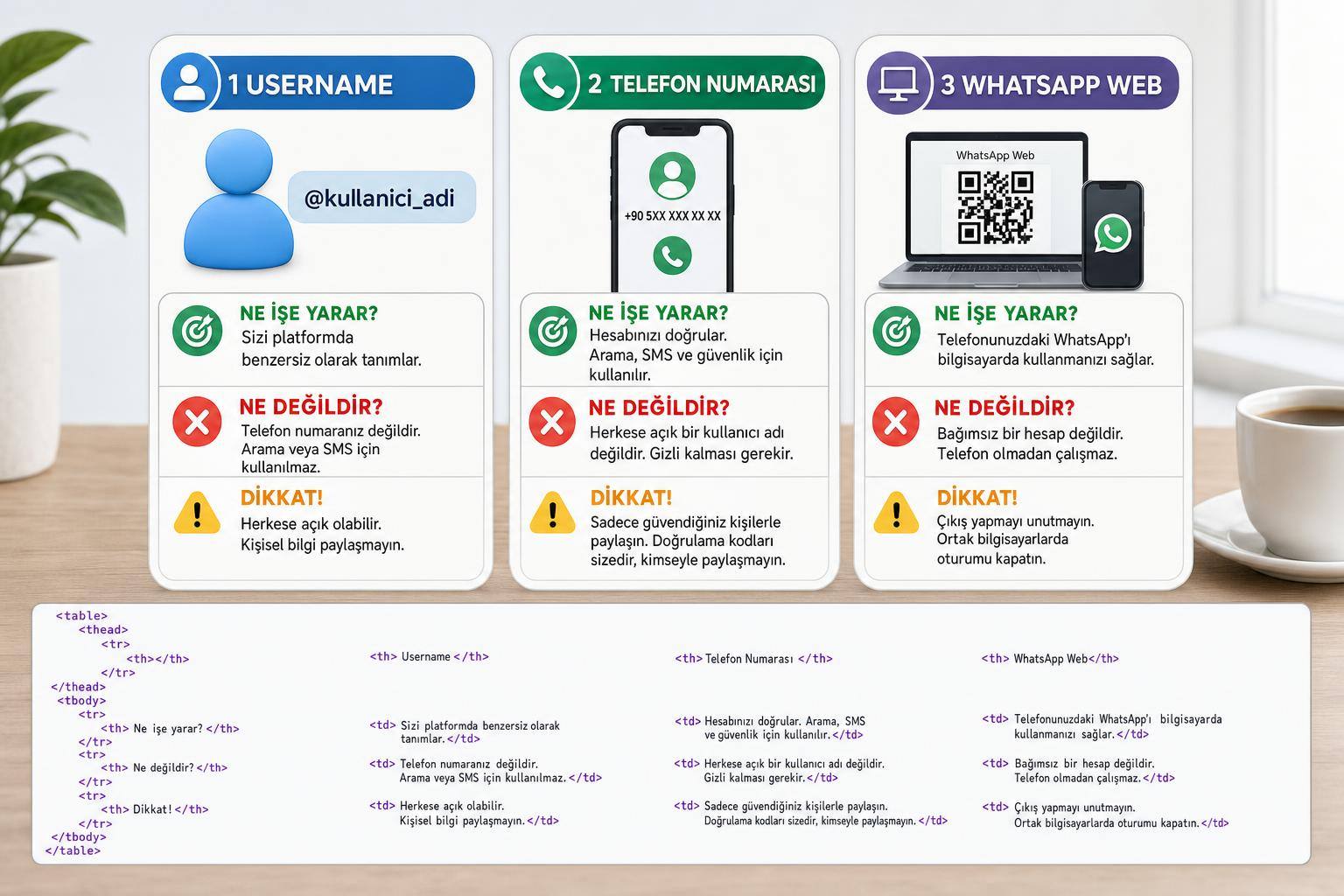 WhatsApp Username Özelliği Nedir? Nasıl Çalışır, Ne İşe Yarar? 2 WhatsApp Username özelliği hakkında görsel özet