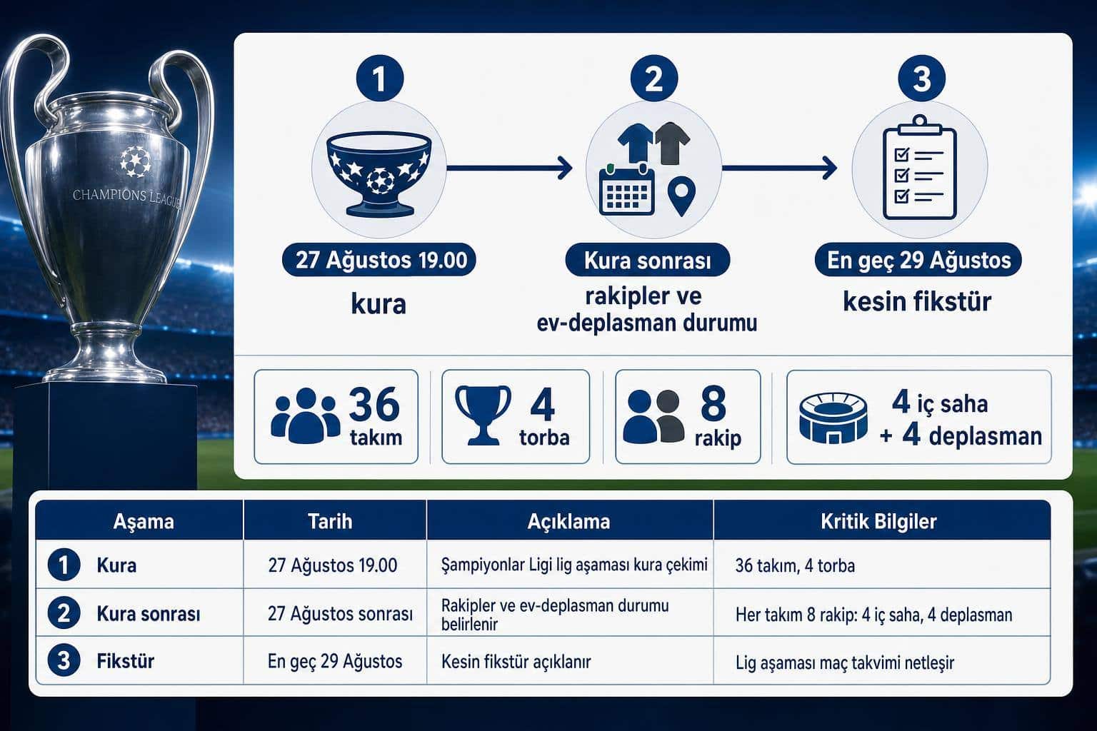 27 ağustos 2026 uefa şampiyonlar ligi kura çekimi hakkında görsel özet