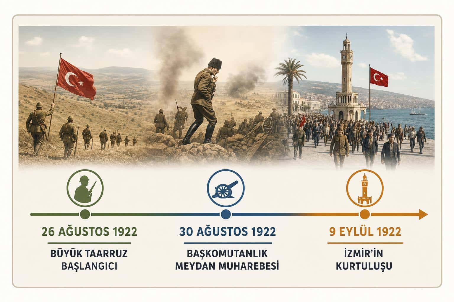 30 Ağustos Zafer Bayramı Nedir? Büyük Taarruz ve Başkomutanlık Meydan Muharebesi 2 30 ağustos zafer bayramı hakkında görsel özet