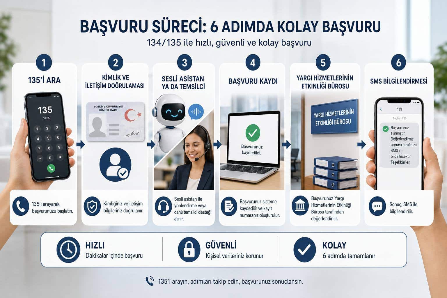 alo adalet 135 nedir hakkında görsel özet