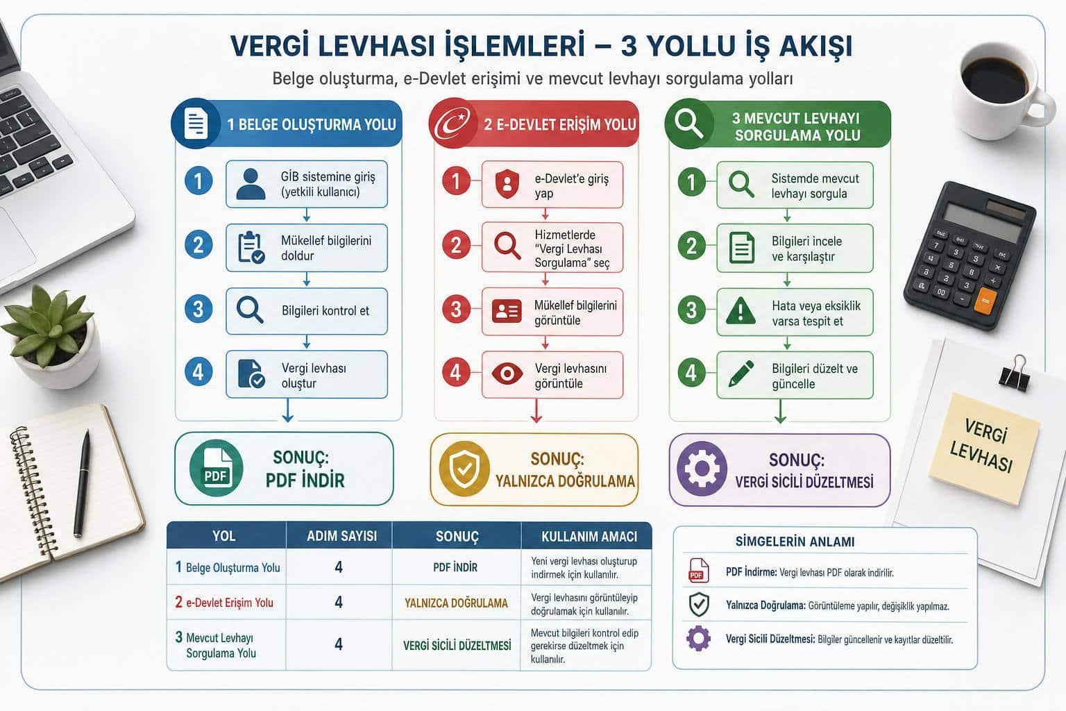 Vergi Levhası Nasıl Alınır? İnteraktif Vergi Dairesi, e-Devlet ve Sorgulama Rehberi 2 vergi levhası nasıl alınır hakkında görsel özet