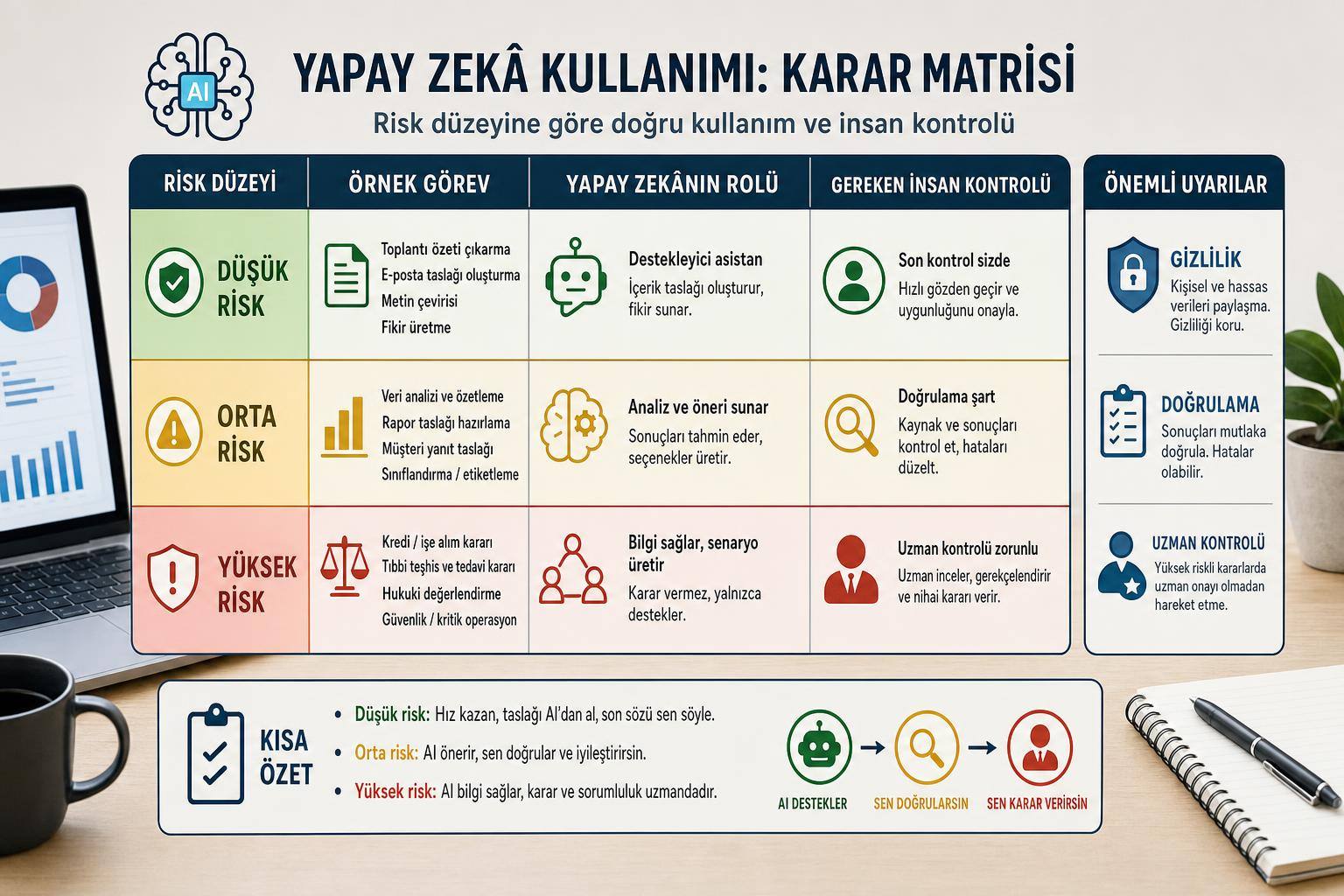 Yapay Zeka Günlük Hayatta Neleri Değiştirdi? Kullanım Alanları ve Sınırlar 2 yapay zeka hayatınızda neyi değiştirdi hakkında görsel özet
