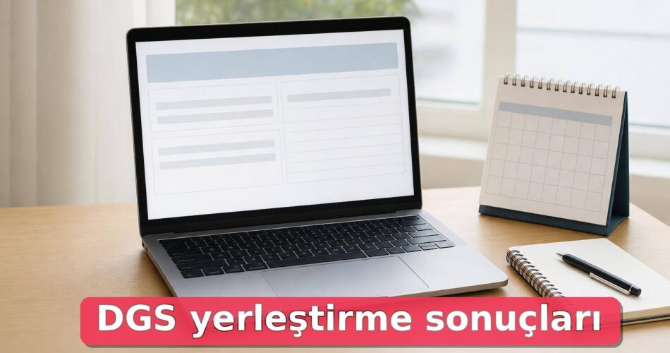 2026 DGS Yerleştirme Sonuçları Nasıl Sorgulanır? ÖSYM Sonuç Ekranı 1 Kişisel veri içermeyen DGS yerleştirme sonucu sorgulama ekranı ve kayıt kontrolü için masa takvimi