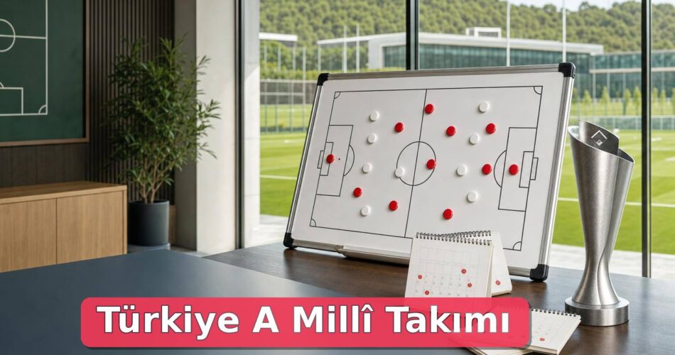 A Millî Takım’ın 2026 UEFA Uluslar Ligi Aday Kadrosu Açıklandı 1 Türkiye A Millî Takımı’nın 18 Eylül 2026 tarihli aday kadrosunu simgeleyen taktik tahtası ve maç takvimi illüstrasyonu