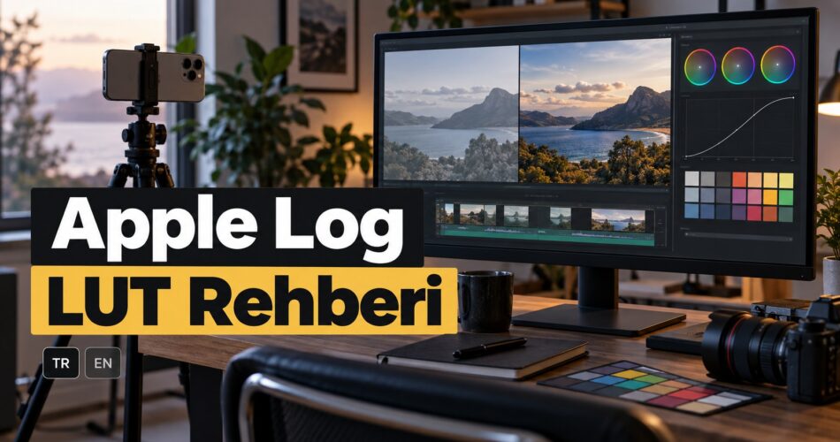 Apple Log LUT Nasıl Kullanılır? Renk Dönüşümü ve Görünüm Seçimi konulu temsili görsel