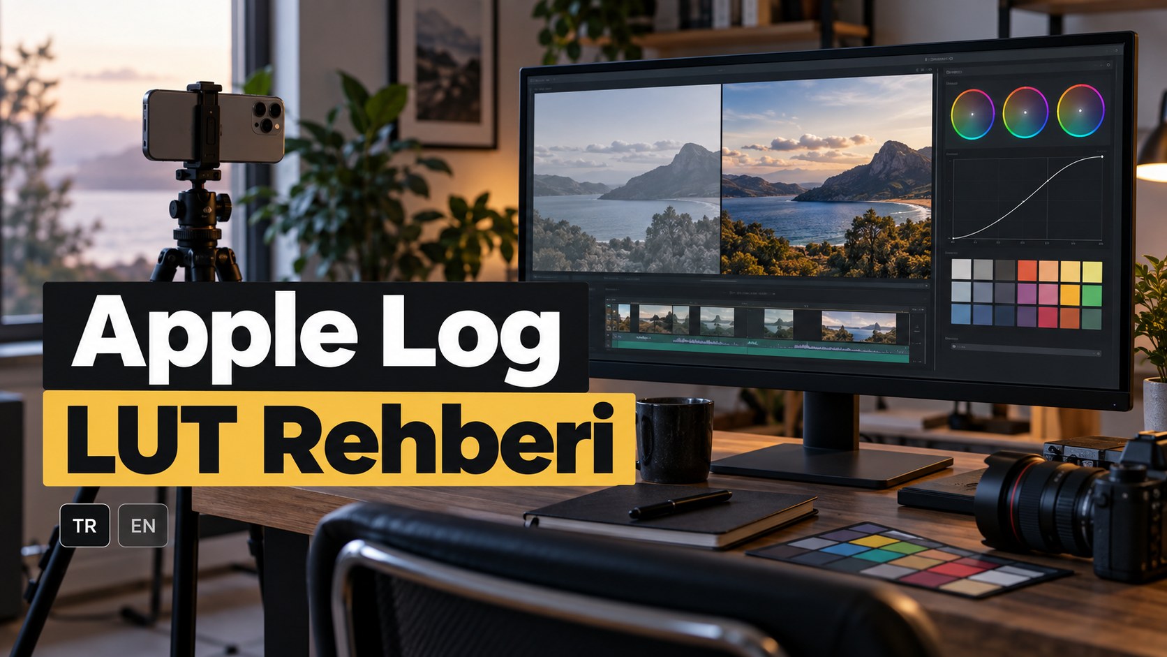 Apple Log LUT Nasıl Kullanılır? Renk Dönüşümü ve Görünüm Seçimi konulu temsili görsel