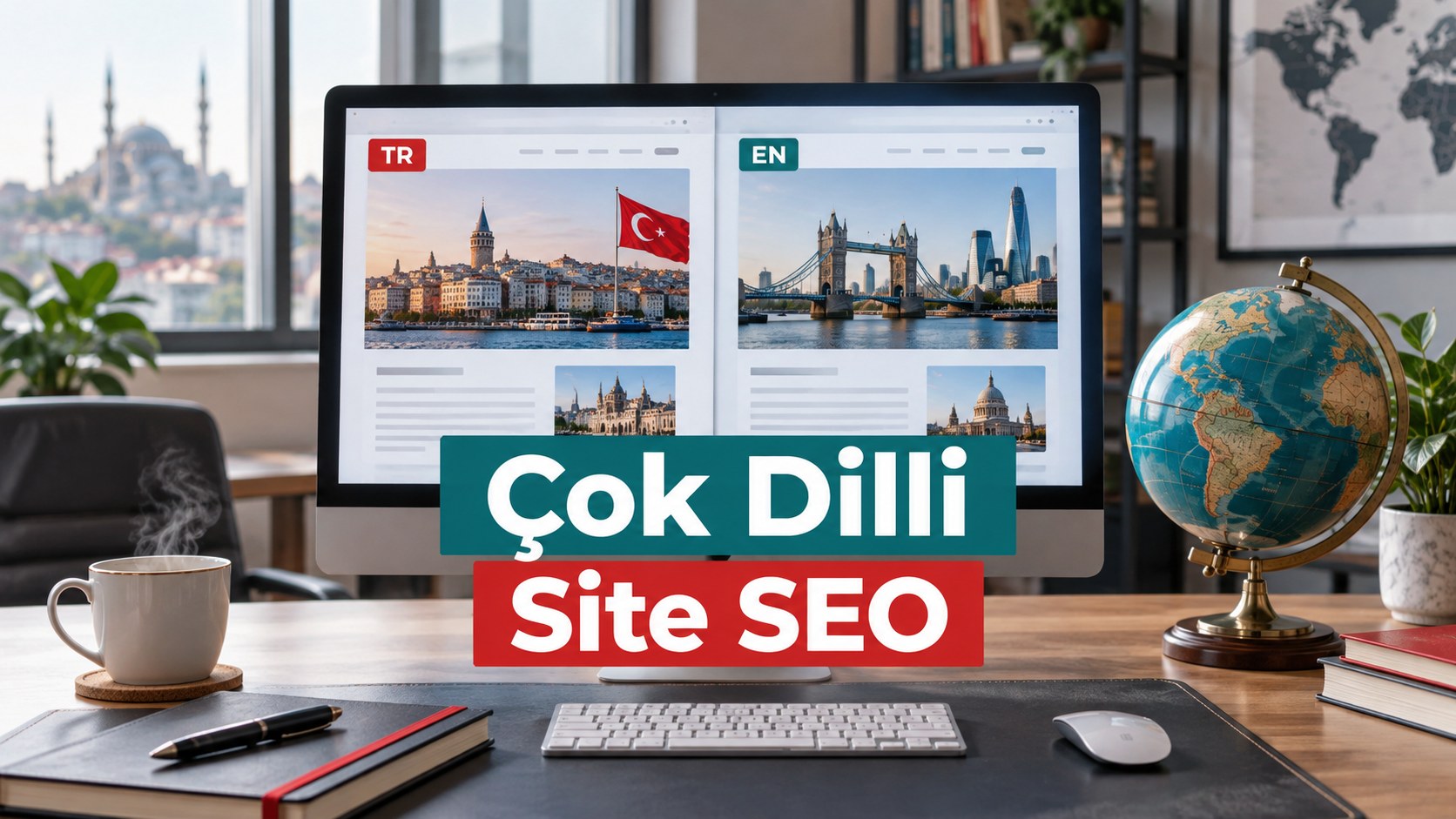 Çok Dilli Site SEO Planlama: Türkçe ve İngilizce Sayfalar Nasıl Ayrılır? konulu temsili görsel