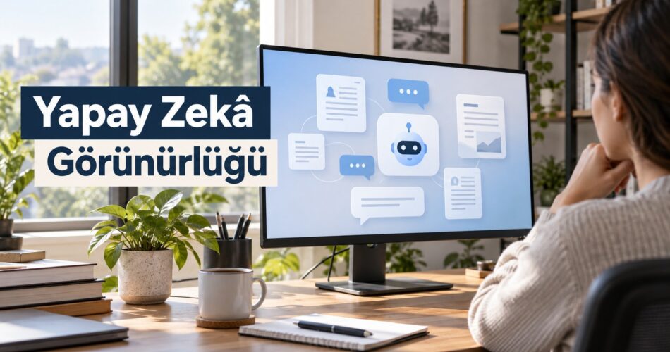 İşletmeler İçin Yapay Zekâ Görünürlüğü: Kaynak, Tavsiye ve Trafik Ayrımı 1 İşletmeler İçin Yapay Zekâ Görünürlüğü: Kaynak, Tavsiye ve Trafik Ayrımı konulu temsili görsel