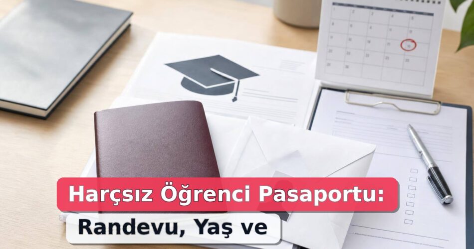 Öğrenci Pasaportu Harçsız Nasıl Alınır? Yaş Sınırı, Defter Bedeli, Randevu ve Belgeler 1 öğrenci pasaportu harçsız nasıl alınır hakkında konuya özel görsel