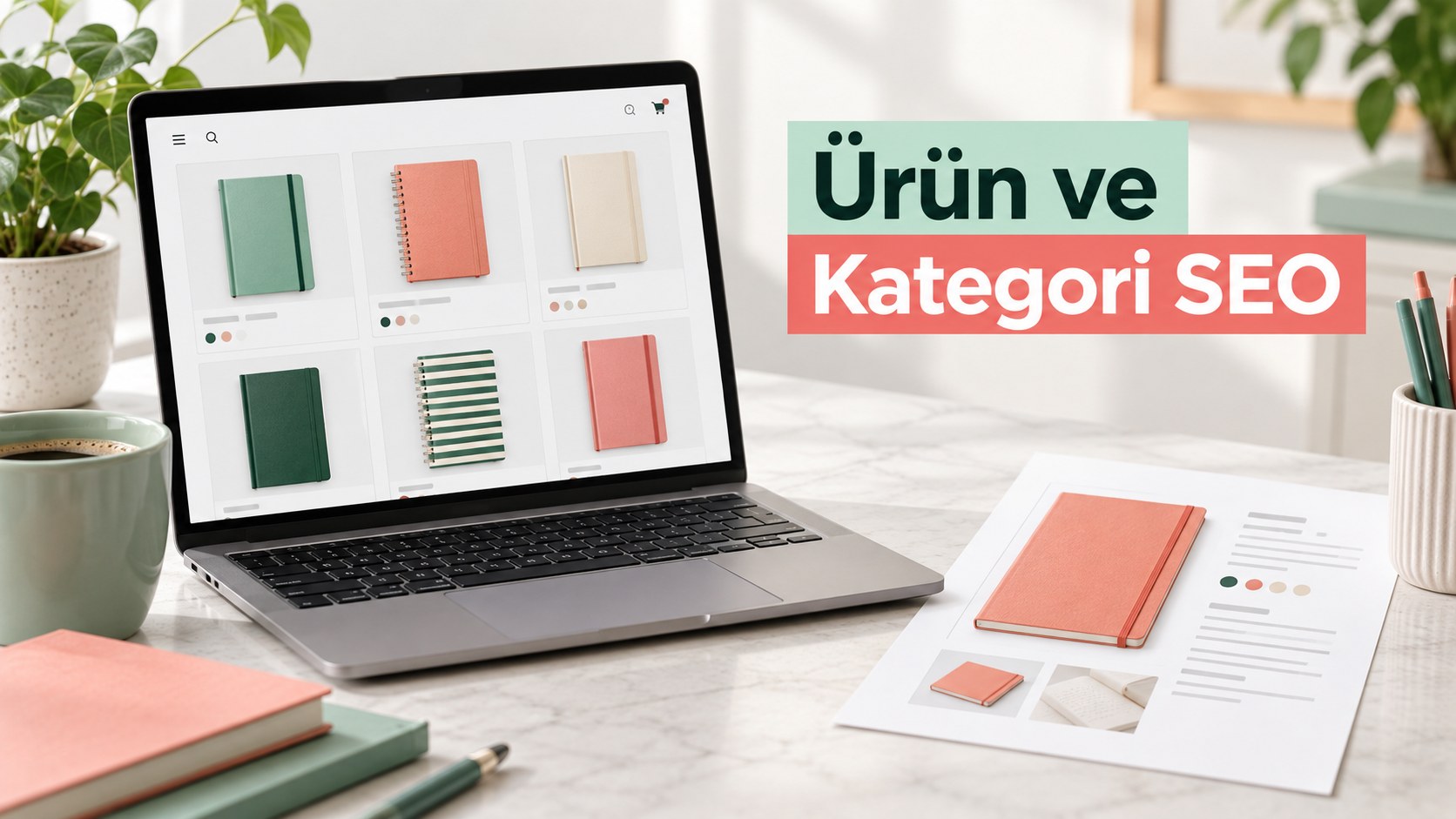 Ürün ve Kategori Sayfası SEO: Pazar Yeri ile Kendi Sitenizin Farkı konulu temsili görsel