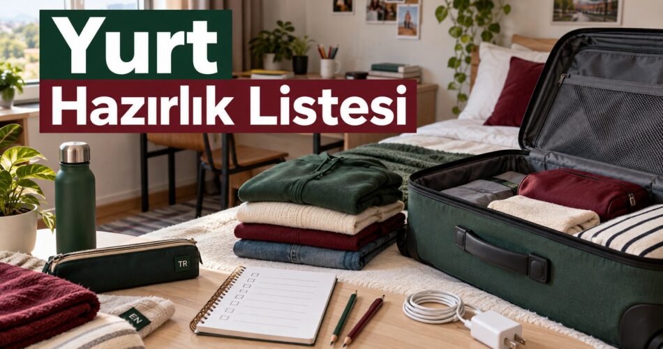 Yurda Giderken Alınacaklar Listesi: Eşya, İhtiyaç ve Bütçe Planı 1 Yurda Giderken Alınacaklar Listesi: Eşya, İhtiyaç ve Bütçe Planı konulu temsili görsel